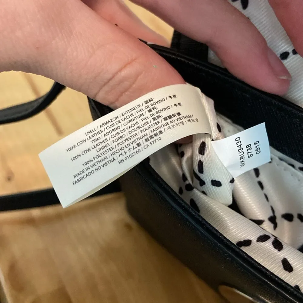 Kate Spade Black Classic Chic Newbury Lane Sally Crossbody Purse